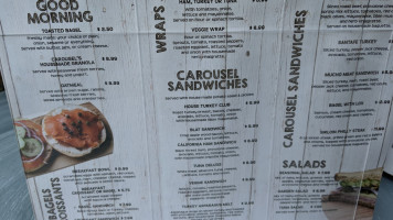 Carousel Bakery Palm Springs menu