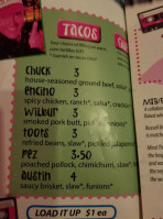 Gringo menu