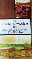 For Pete's Sake Delicatessen food