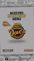 Dave's Burgers food