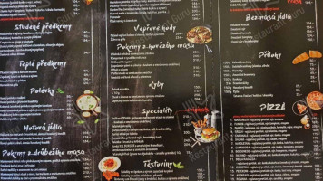 Restaurace Praha menu