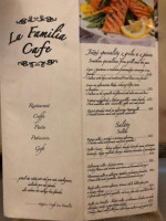 La Familia Café menu