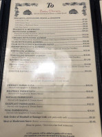Padrinos Italian menu