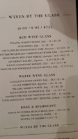 Harth Mozza Wine menu