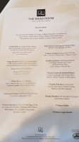The River Room Cafe Private Dining menu