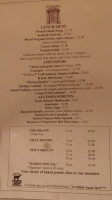 Bardi's Steak House menu
