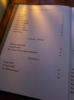 St Lawrence menu