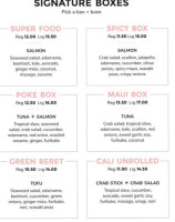 The Poke Box menu