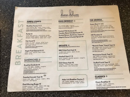 Diner Deluxe menu