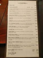 P & P Steak & Pasta menu