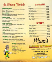 Mama's Paradise menu