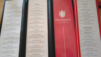 Van Gogh's Eeterie menu