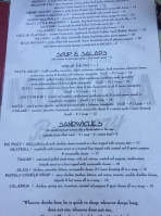 Pub Italia menu