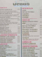 Venüs Pastanesi Göktürk menu