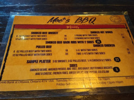 Moe's Bbq menu