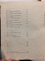 Fiore Famiglia menu