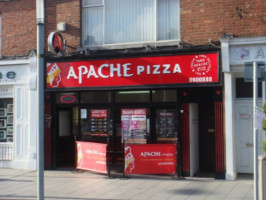 Apache Pizza inside