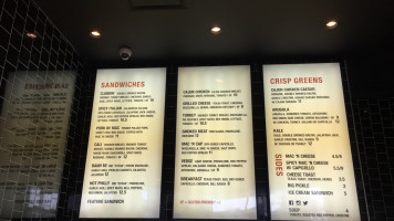 Chachi's Sandwiches menu