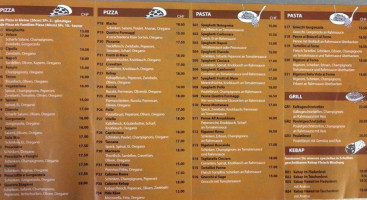 Veloce Pizza Pasta Kebap menu
