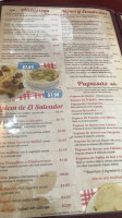 Rosa's Pupuseria Y Taqueria menu