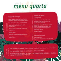 Sabor Saúde menu