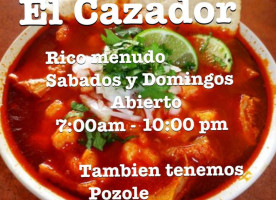 El Cazador food