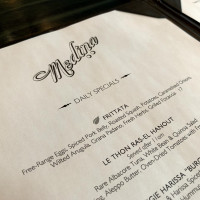 Cafe Medina menu