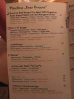 Saratz menu