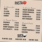 Cafe Lidia menu
