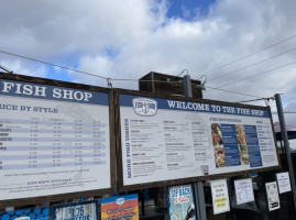 Pacific Beach Fish Shop menu