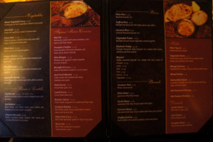 Indian Fusion The Curry House menu