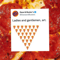 Dave Buster's food