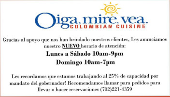 Oiga Mire Vea Colombian Cuisine And Latin Nightclub food