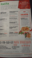 East Side Mario's menu