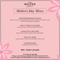 The Wilcox Gastropub: Takeout, Delivery And Dine-in menu