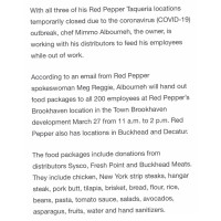 Red Pepper Taqueria menu