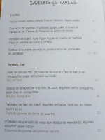 Nouvo Bourg menu