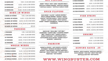 Wing Busters food