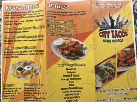 City Tacos And Wings food