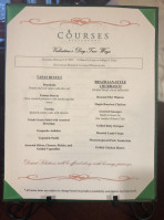 Courses menu