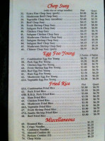 Ming Toy Carry Outs menu
