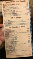 Mama Mia menu