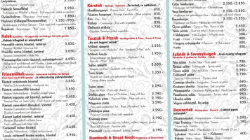 Badacsony Bisztró menu