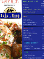 Baja Coop menu