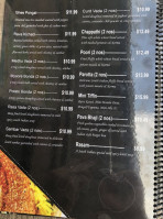 Saravana Bhavan, LLC menu