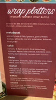 Freshii menu