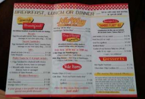 Nu-way Weiners menu