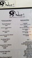 Nori Asian Fusion Sushi menu