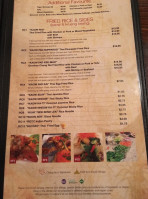 Chang Noi's Thai Cuisine menu