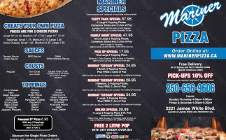 Mariner Pizza food